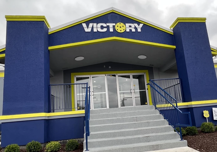 3D Signs & Dimensional Logos | Gym, Sports and Fitness Signs | Loves Park, IL | Acrylic | Victory Pickelball | Victory Sports | Outdoor Signs | Outdoor Graphics | Custom Graphics 