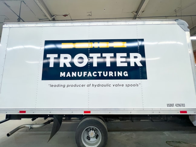 Vinyl Lettering | Manufacturing Signs | Loves Park, IL | Vinyl | Trotter Manufacturing | Machesney Park IL | Truck Graphics | Vehicle Wraps Rockford | Vehicle Wraps Loves Park 