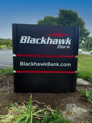 Post & Panel Signs | LED & Electric Signs for Business | Banking & Financial Institution Signs | Rockford, IL