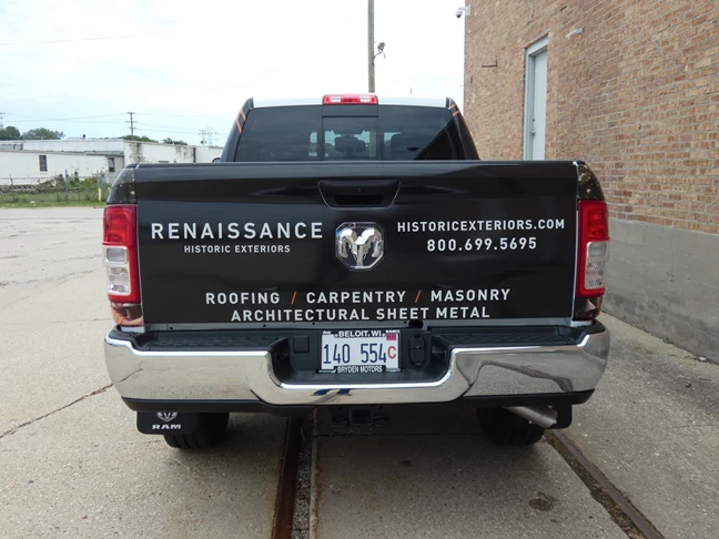 Vehicle Graphics and Lettering | Construction Signs | Rockford, IL | Vinyl