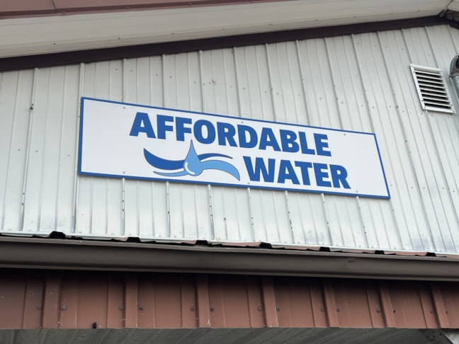 Custom Sign Printing | Professional Services Signs | Freeport, IL | Aluminum | Affordable Water Freeport | Affordable Water | Freeport Signs | Rockford Signs 