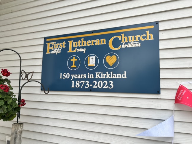 Custom Sign Printing | Church & Religious Organization Signs | Kirkland, IL | Aluminum | First Lutheran Church | Kirkland Signs | First Lutheran Kirkland Custom Sign Printing | Church & Religious Organization Signs | Kirkland, IL | Aluminum | First Lutheran Church | Kirkland Signs | First Lutheran Kirkland