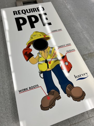 Custom Sign Printing | Manufacturing Signs | Rockford, IL | Aluminum | EL Harvey | Custom Graphics | PPE Signage Custom Sign Printing | Manufacturing Signs | Rockford, IL | Aluminum | EL Harvey | Custom Graphics | PPE Signage