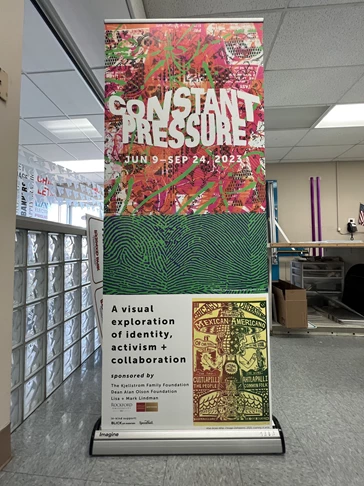 Custom Sign Printing | Advertising & Design | Rockford, IL | Plastic | Fatherless Print Posse | Constant Pressure | Retractable Banners | Rockford Art Museum | Rockford Area Arts Council | 