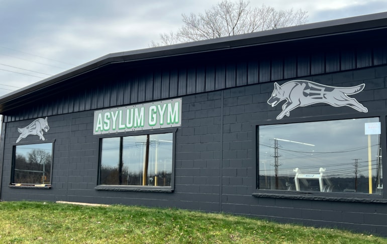 Post & Panel Signs | Gym, Sports and Fitness Signs | Machesney Park, IL | Aluminum | Asylum Gym | Machesney Park Signs Post & Panel Signs | Gym, Sports and Fitness Signs | Machesney Park, IL | Aluminum | Asylum Gym | Machesney Park Signs