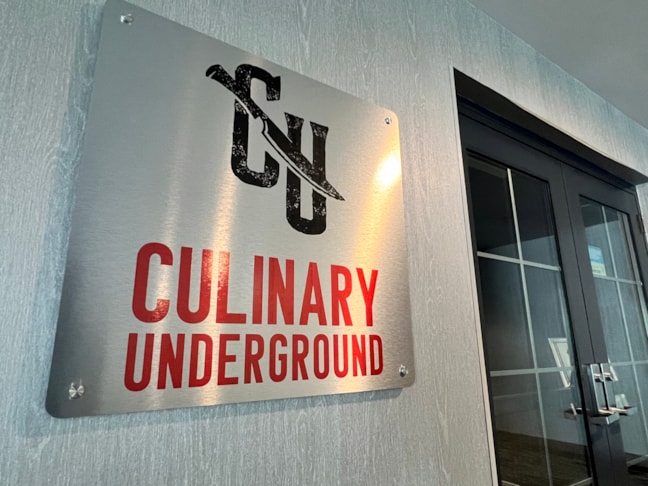 Wall Murals & Wall Graphics | Restaurant & Food Service Signs | Rockford, IL | Vinyl | Gorman Company | Embassy Suites | Culinary Underground | 