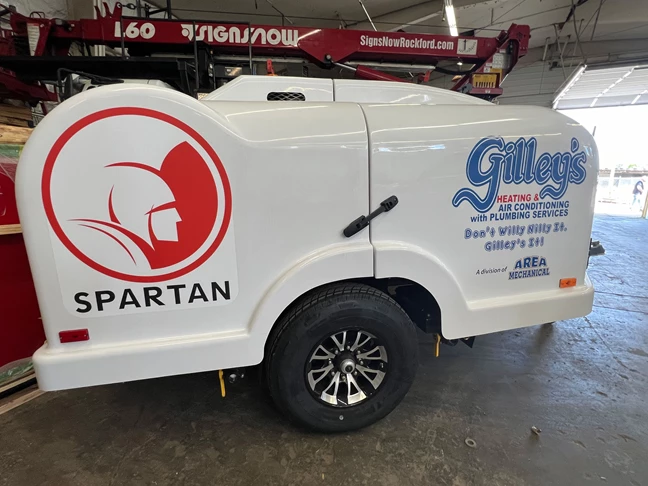 Vehicle Lettering | Professional Services Signs | Rockford, IL | Vinyl | Gilly's 