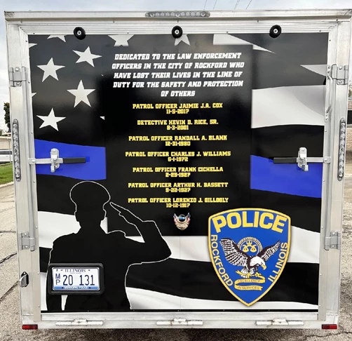 Vehicle Wraps | Government and Municipal Signs | Rockford IL | Vinyl | Rockford PD | Rockford Police | Vinyl Wraps
