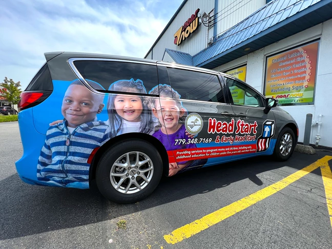 Vehicle Wraps | Nonprofit Organizations and Associations Signs | Rockford, IL | Vinyl | Vehicle Wraps | Car Wraps | Truck Wraps | Custom Wraps | Head Start | PACE | Early Head Start | City of Rockford
