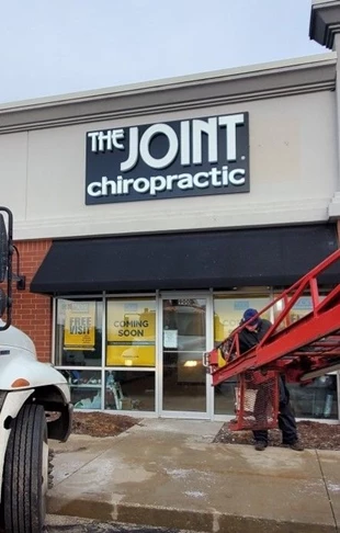 Channel Letters | Physical Therapy and Chiropractic Signs | Goshen, IN | Aluminum | The Joint Chiropractic | Northern Illinois Signs | Rockford Signs |