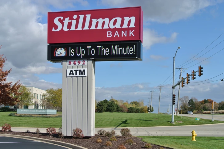 Electronic Message Centers | LED & Electric Signs for Business | Banking & Financial Institution Signs | Rockford, IL