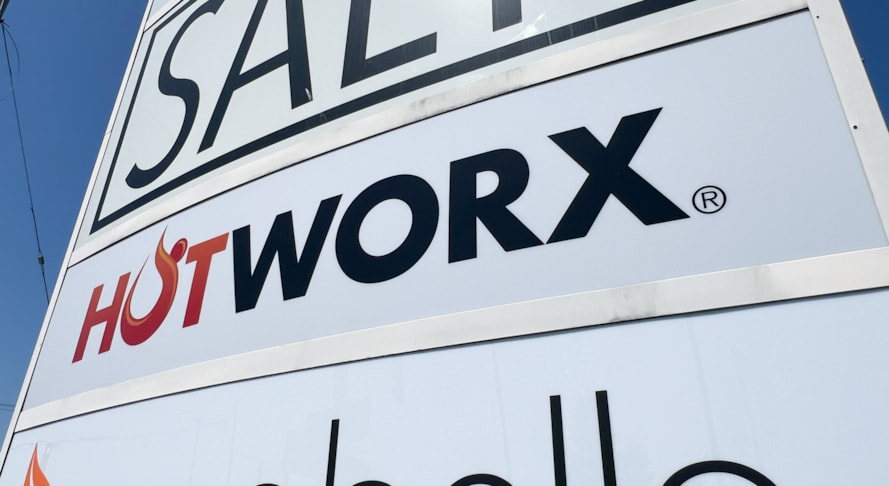 Channel Letters | Gym, Sports and Fitness Signs | Rockford, IL | Aluminum | Hotworx Rockford | LED Signs | Business Signs | Channel Letters | Gym, Sports and Fitness Signs | Rockford, IL | Aluminum | Hotworx Rockford | LED Signs | Business Signs |