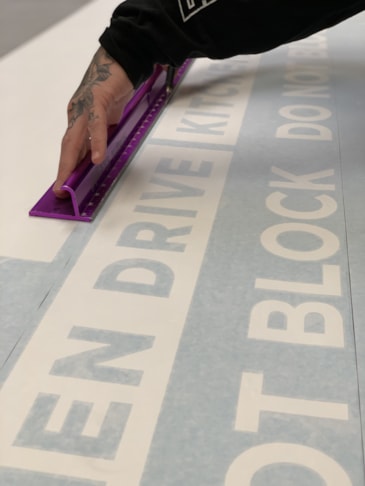 Vinyl Lettering in Wichita