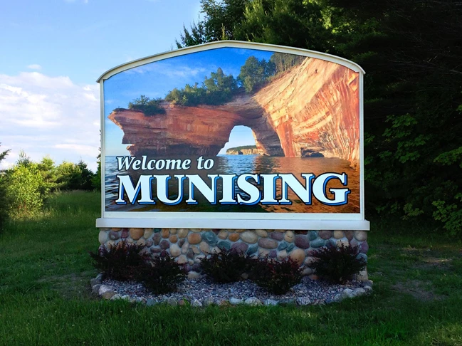 Monument Signs | Outdoor Wall Letters & Graphics | Government and Municipal Signs | Munising, MI