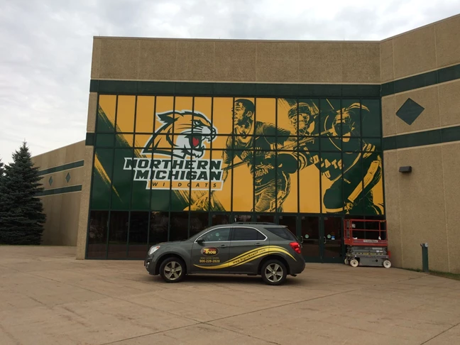 Window Graphics | Wall Graphics and Murals | Education, School & University Signs | Marquette, Michigan