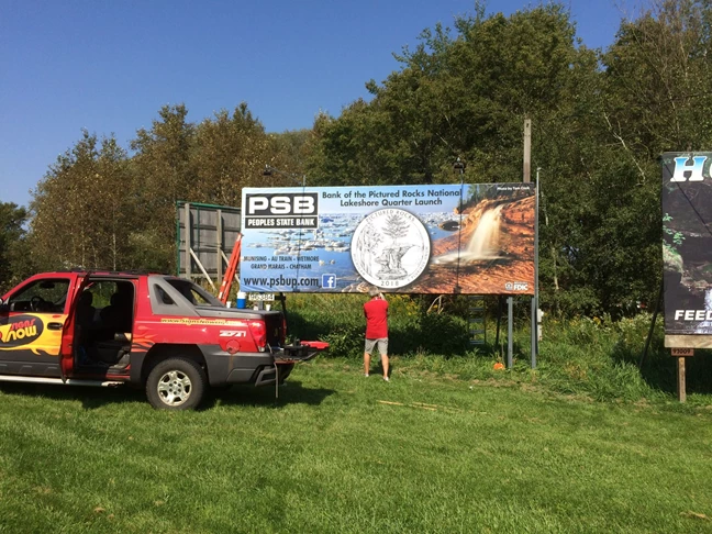 Outdoor Billboard Signs | Outdoor Banners | Banking & Financial Institution Signs | Munising, Michigan