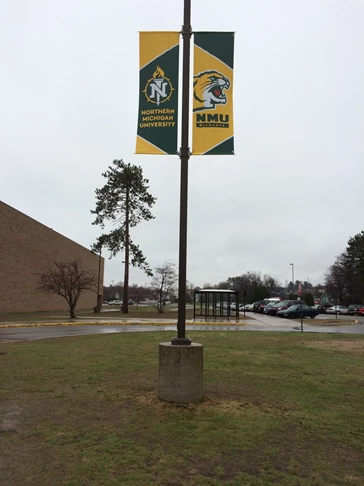 Pole Banners & Boulevard Banners | Outdoor Banners | Education, School & University Signs | Marquette, Michigan