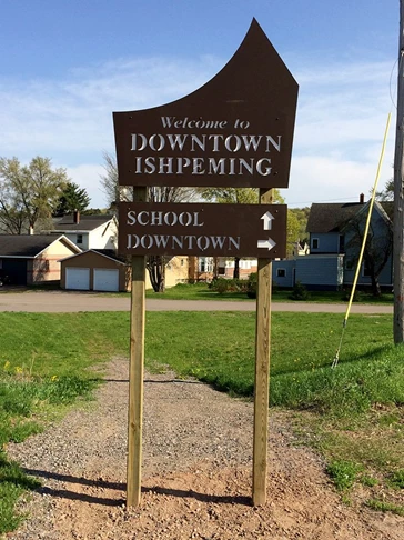 Post & Panel Signs | Government and Municipal Signs | Ishpeming | Custom Directional sign