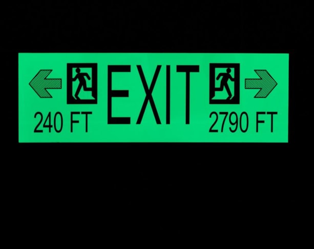 Photoluminescent Signage Photoluminescent Signage