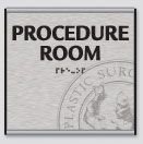 Procedure room sign