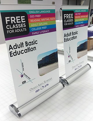 Banner Stands in Plymouth