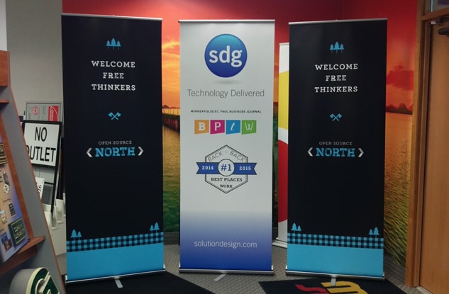 Banner Stands in Plymouth