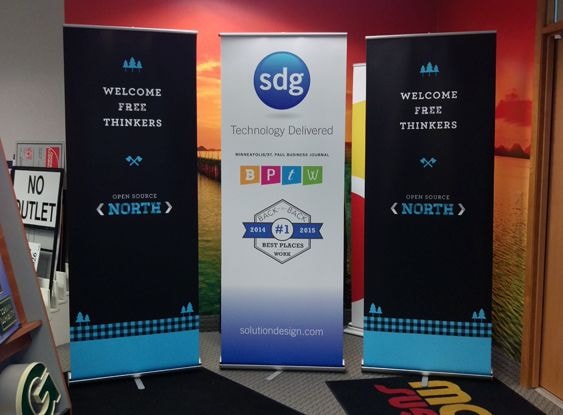 Banner Stands in Blaine