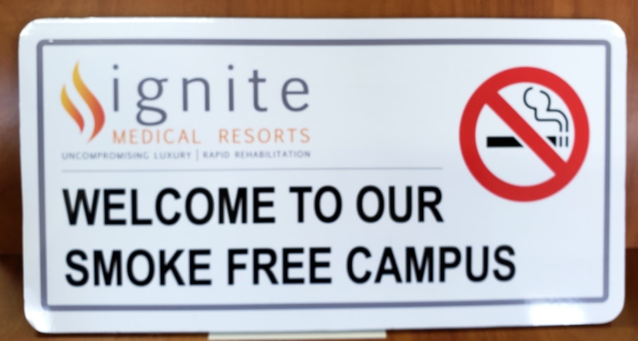 No smoking sign | Smoke free campus | Ignite Medical Resorts No smoking sign | Smoke free campus | Ignite Medical Resorts