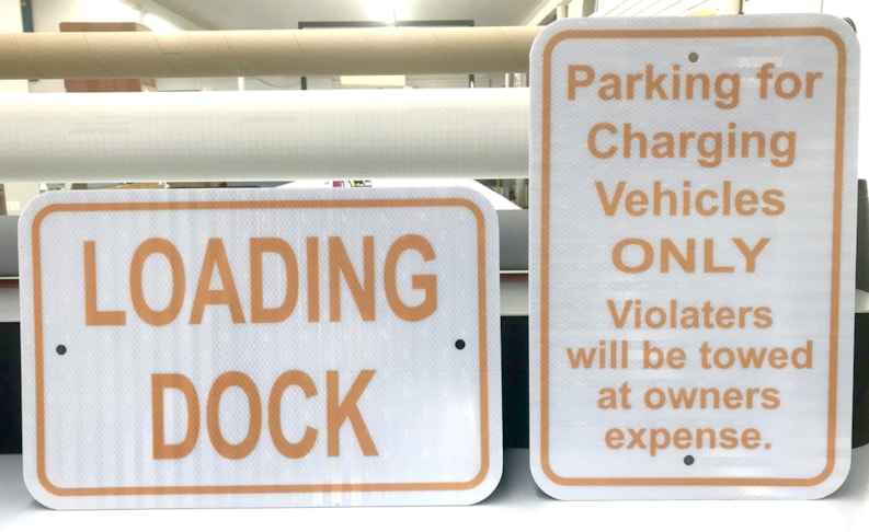 Loading Dock | Parking Sign | Reflective Sign Loading Dock | Parking Sign | Reflective Sign