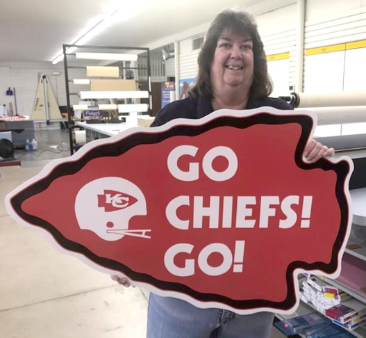 Custom Vinyl Graphics and Decals | Signs | Kansas City, MO | Kansas City Chiefs | Football | Fan Custom Vinyl Graphics and Decals | Signs | Kansas City, MO | Kansas City Chiefs | Football | Fan