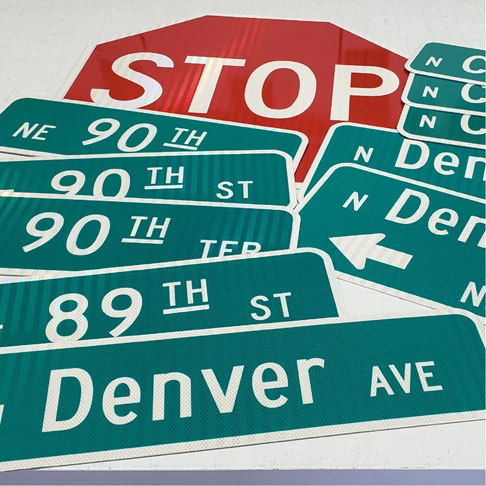 Parking & Traffic Signs | Construction | Kansas City, MO | Aluminum | Street Signs