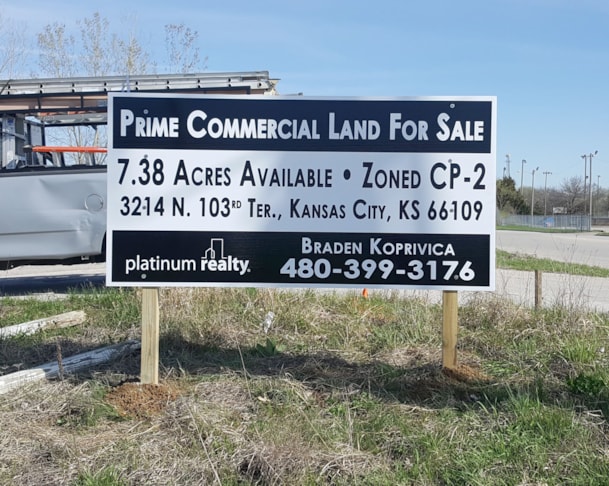 Post and Panel Signs | Signs | Real Estate Signs | Kansas City, KS | Site Sign Post and Panel Signs | Signs | Real Estate Signs | Kansas City, KS | Site Sign