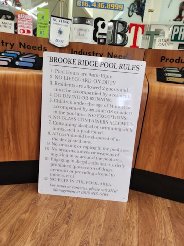 Warning and Safety Signs