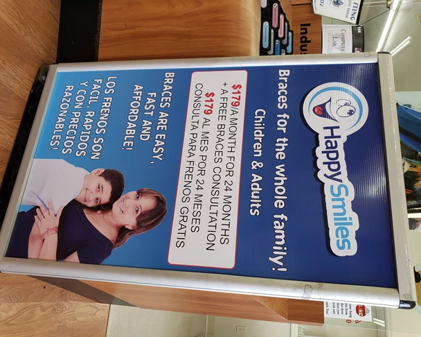 Freestanding Signs and Cutouts | Banner Stands | Dentist, Orthodontist and Oral Surgeon Signs | Kansas City, MO