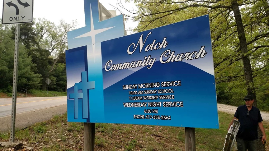 Signs | Church & Religious Organization Signs | Notch, MO | Aluminum