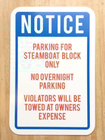 Parking and Traffic Signs