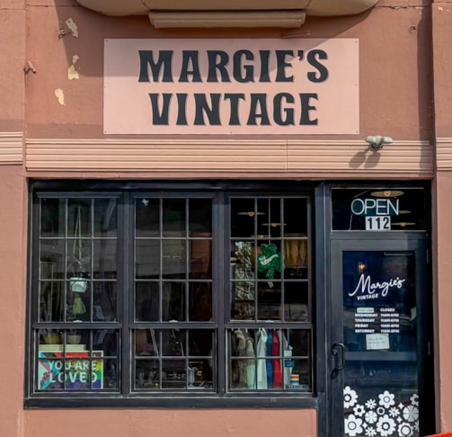 Outdoor Billboard Signs | Retail Signs | Helena, MT | Aluminum | Margie's Vintage Outdoor Billboard Signs | Retail Signs | Helena, MT | Aluminum | Margie's Vintage