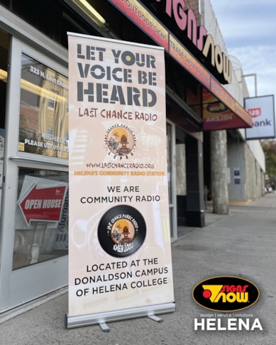 Banner Stands in Helena