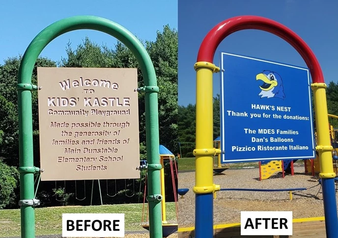 Carved Signs | Schools, Colleges & Universities Signs | Playground | Nashua, NH | Acrylic