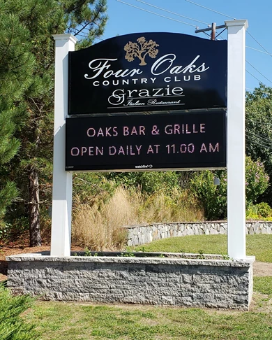 Digital Display Signage | LED Displays & Electrical Signage | Golf Course, Country Club, & Outdoor Venue Signs | Dracut, MA